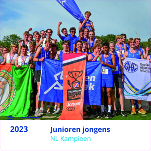 Junioren jongens U18/U20 nederlands kampioen